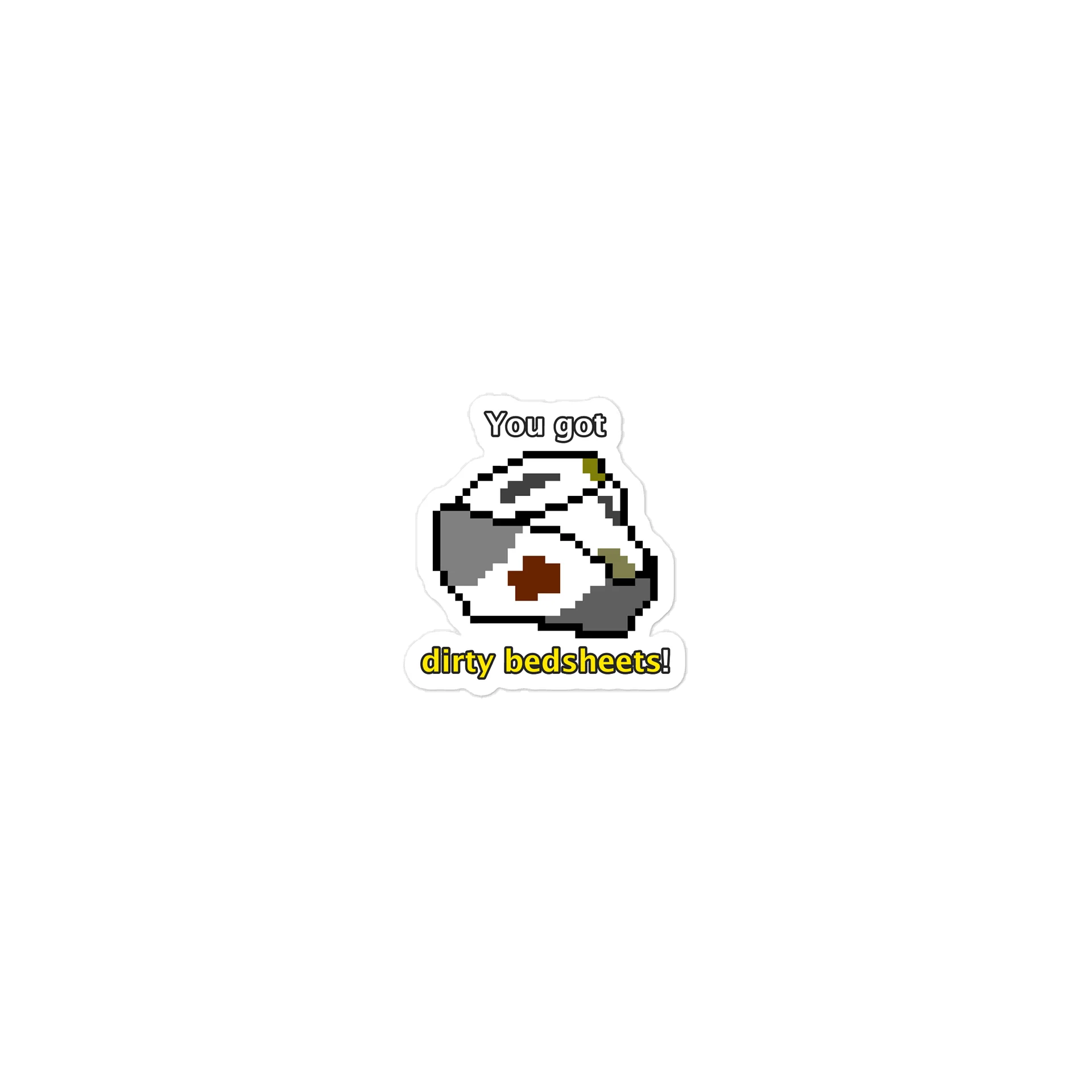 Messy Sheets Sticker product image (1)