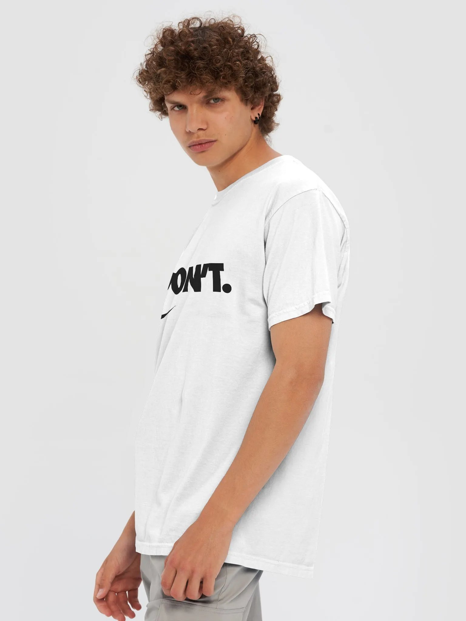 Just Don't Black Print T-Shirt product image (7)