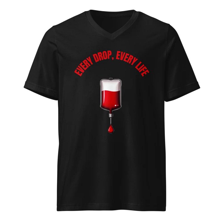 transfusion, Lifeblood, every drop, every life V-Neck Tee product image (1)