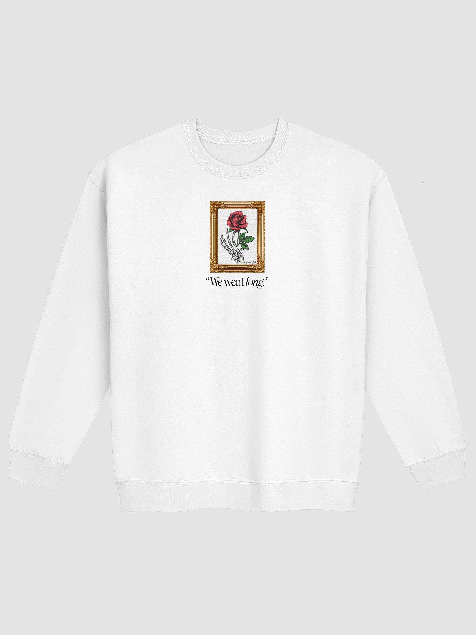 "We Went Long" Painting Crewneck Sweatshirt product image (1)