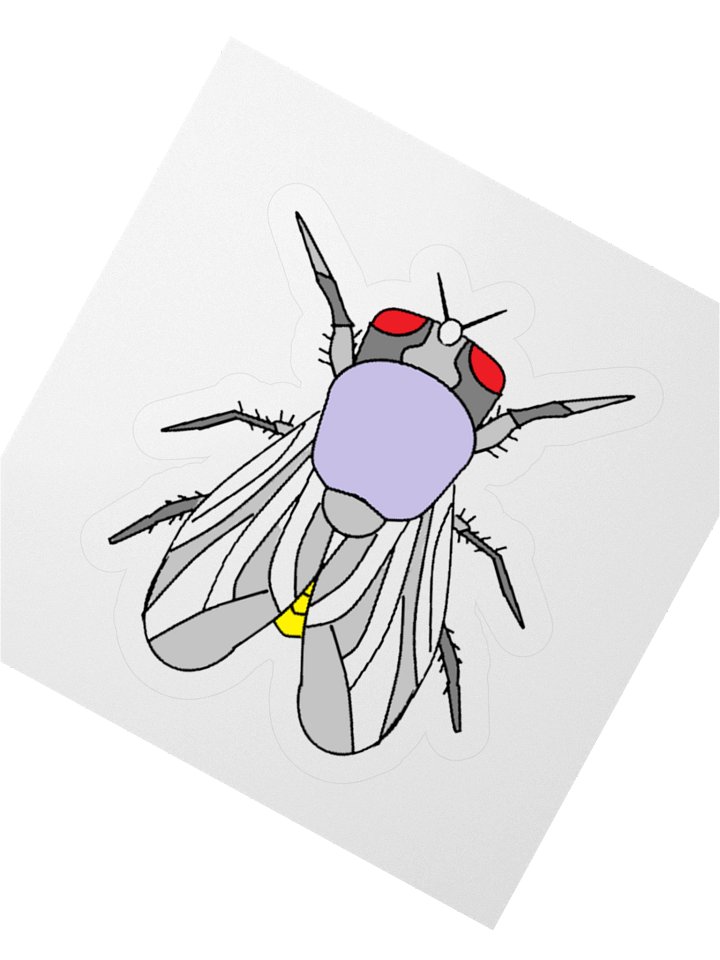 Whimsical Fly Kiss Cut Stickers product image (4)