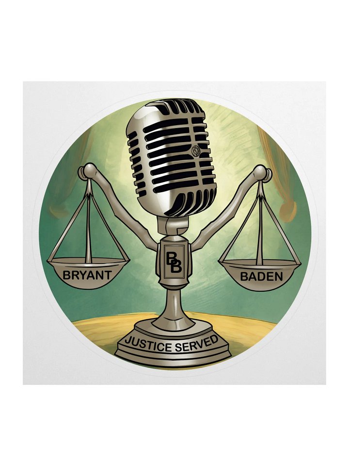 Justice Served TV Vinyl Sticker product image (1)