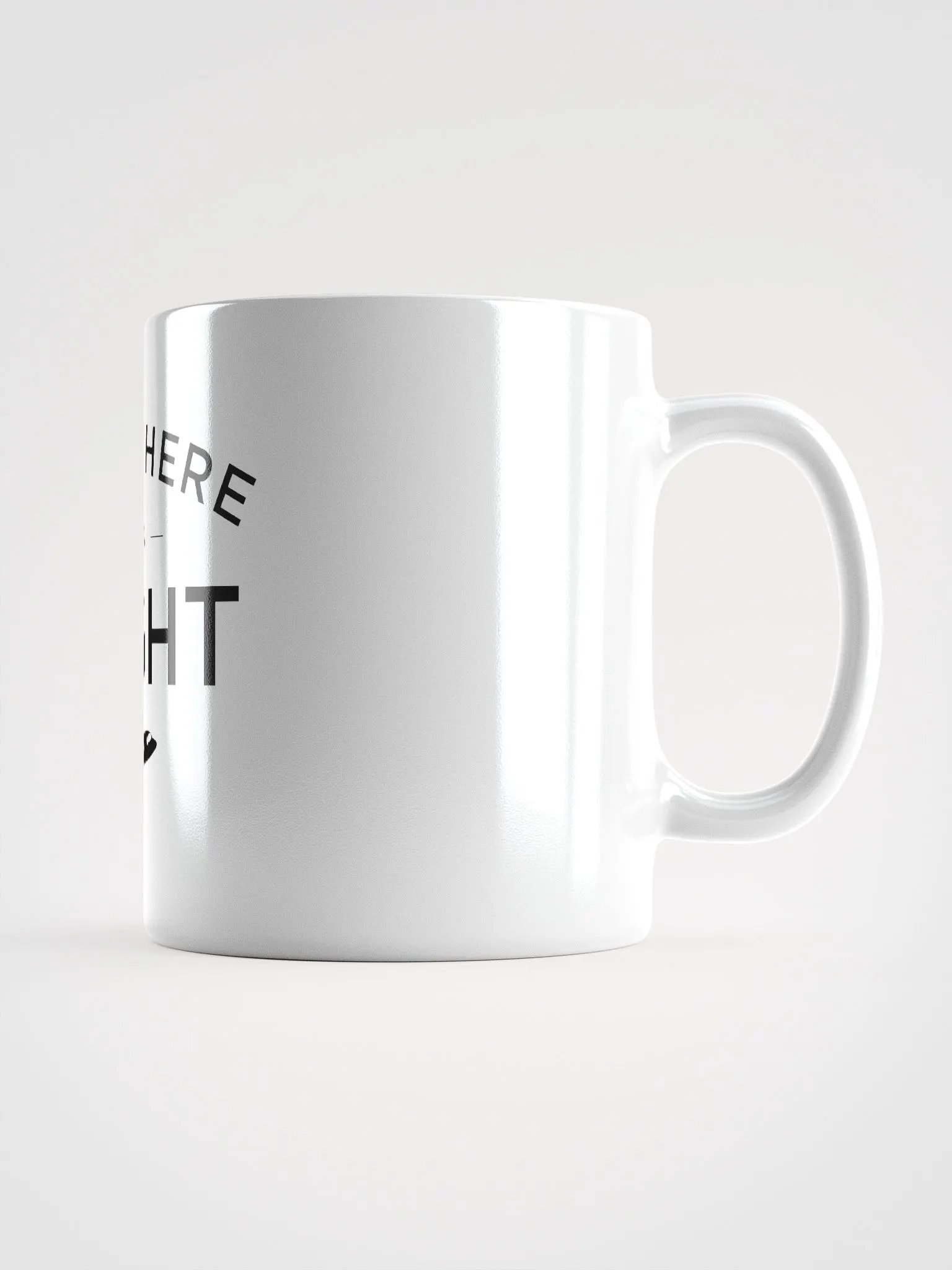 Somewhere on a Flight Mug - White product image (3)