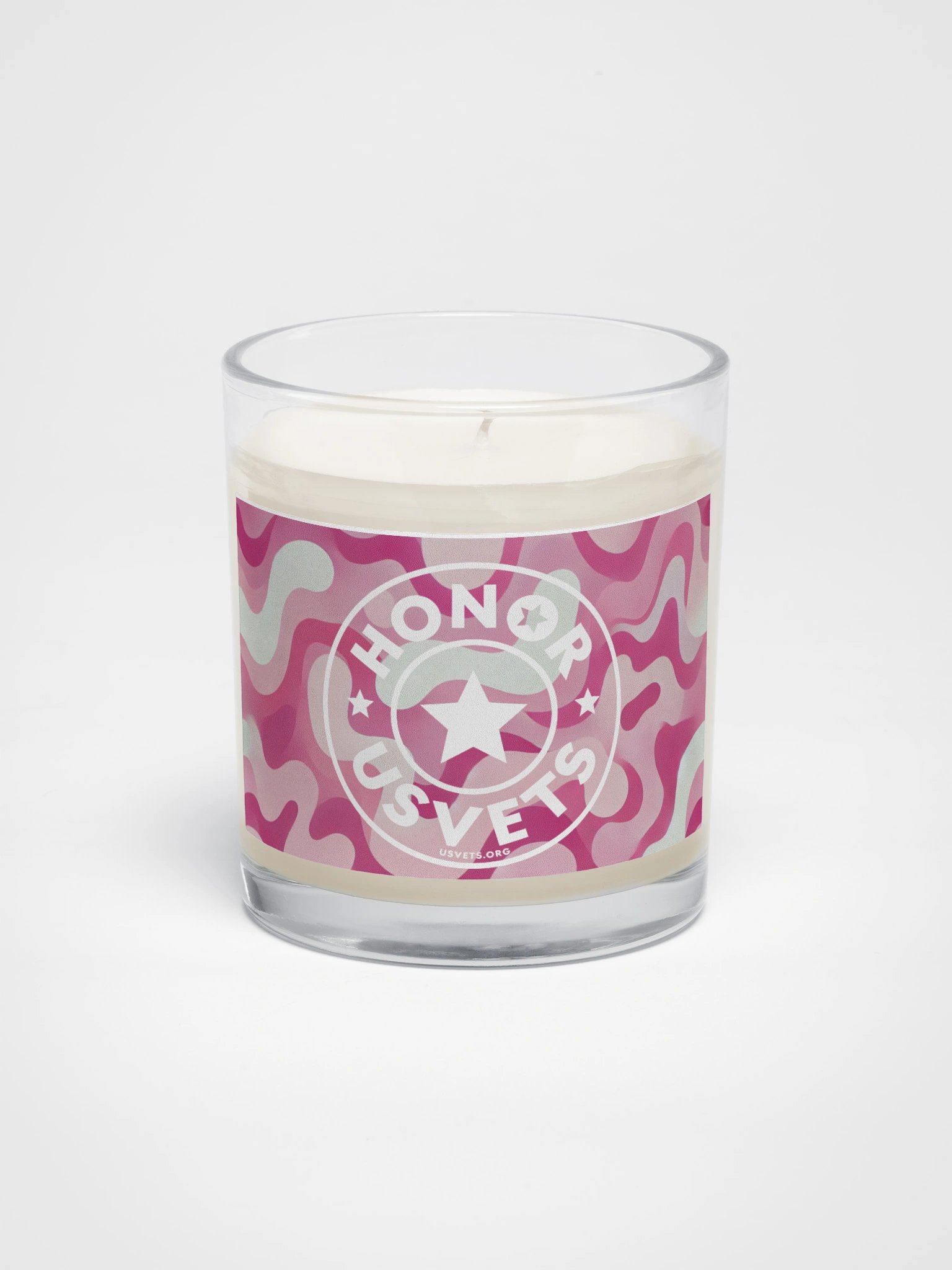 HONORUSVETS - PINK CAMO CANDLE product image (1)