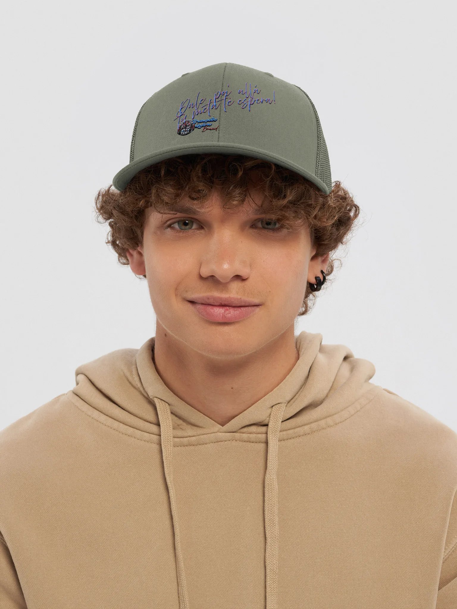 "Dale Pa' Alla" Premium Trucker Hat - Tranquilo Quieto Brand product image (23)
