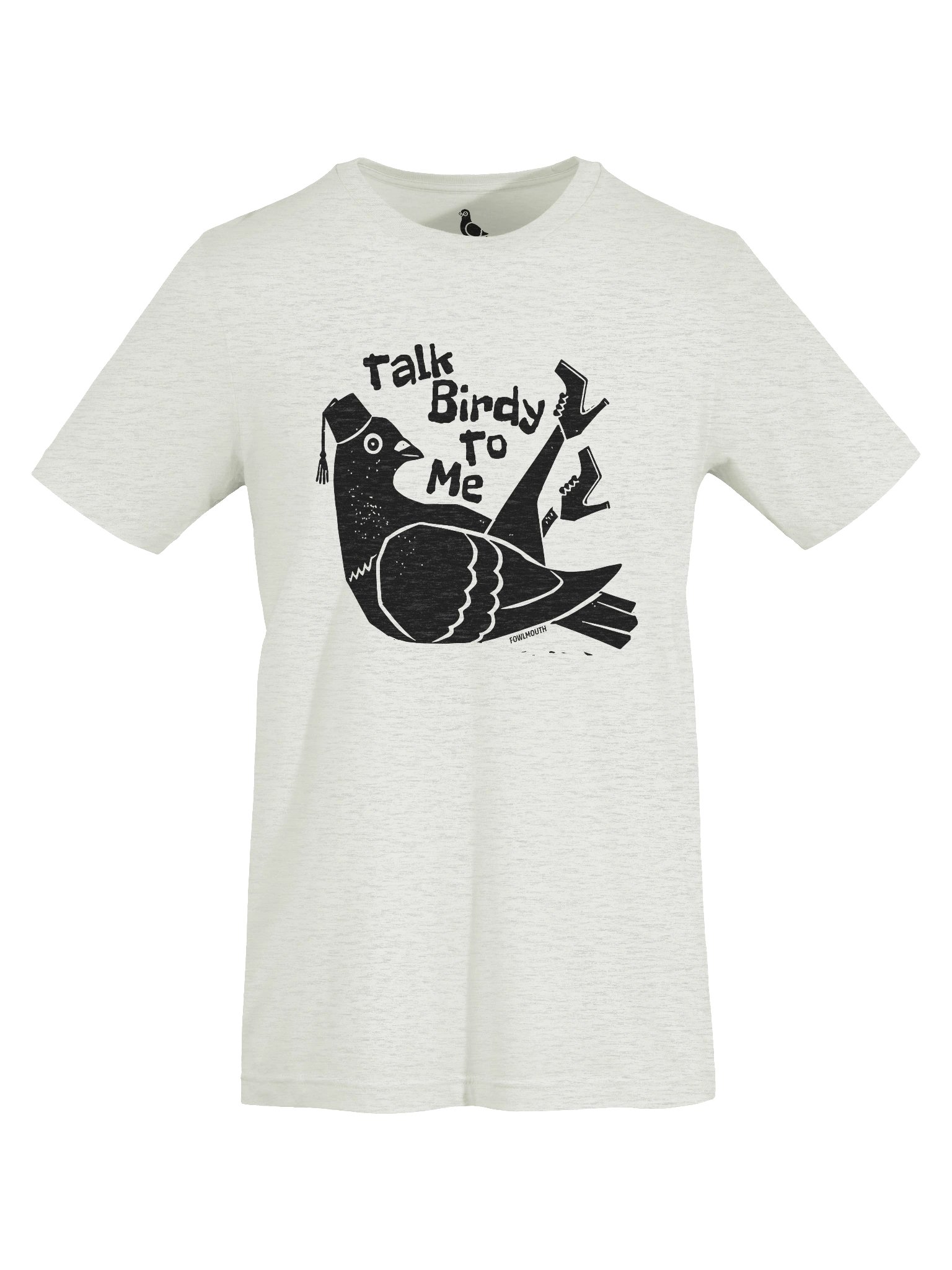Fowlmouth Talk Birdy To Me Pigeon Supersoft T-shirt product image (7)