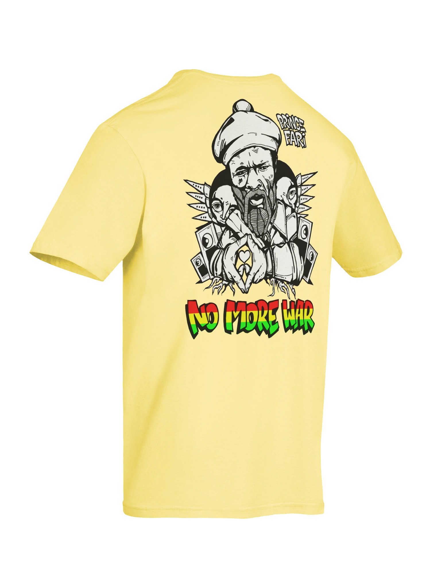 Prince Far I T-Shirt by RasTerms37 (Colorful / Red Gold Green / Basic / Back print) product image (2)