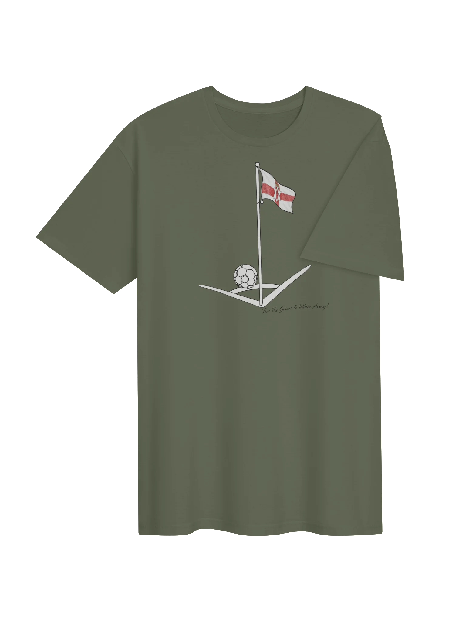 For The Green & White Army Flag Tee product image (4)