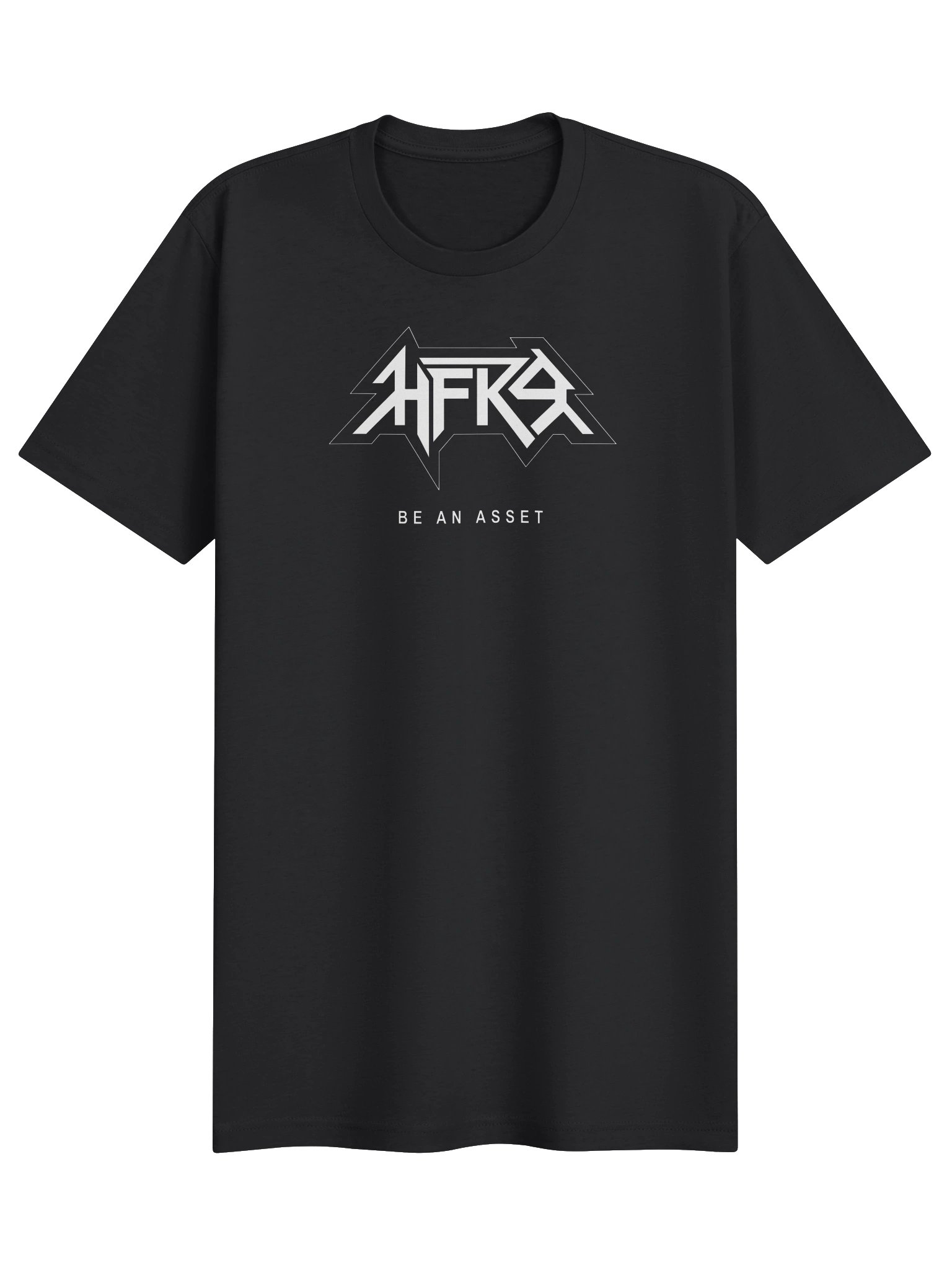 HFK9 BE AN ASSET Metal Logo Tee — Black product image (1)