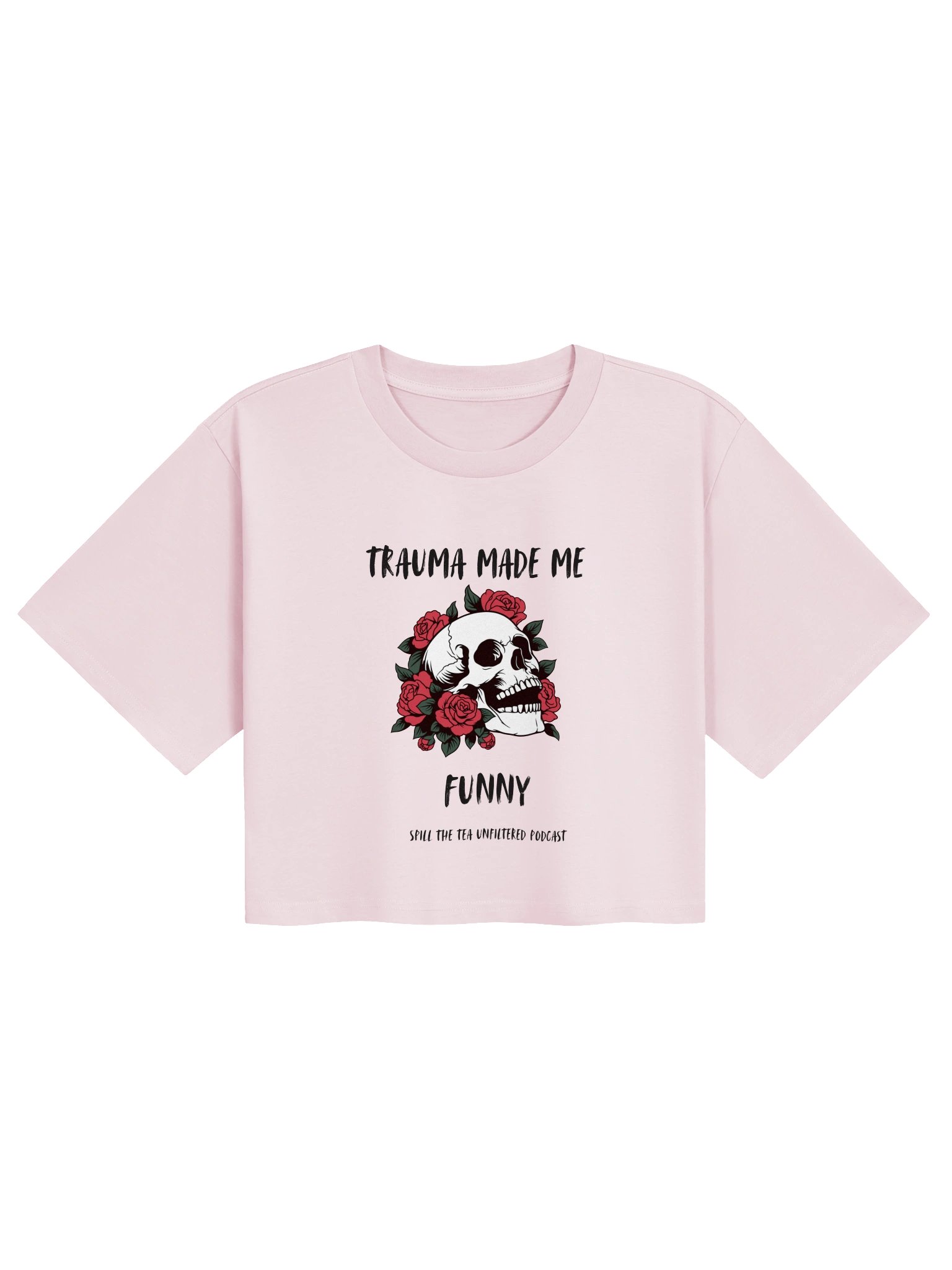 Trauma Made Me Funny Crop Tee product image (2)