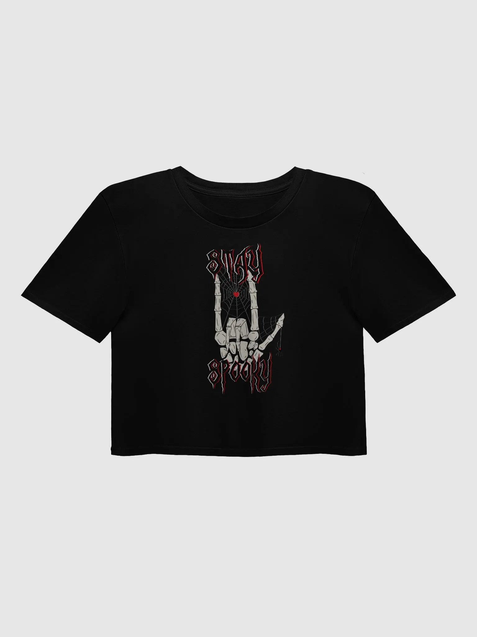 Stay Spooky! Skeleton Crop Top product image (9)