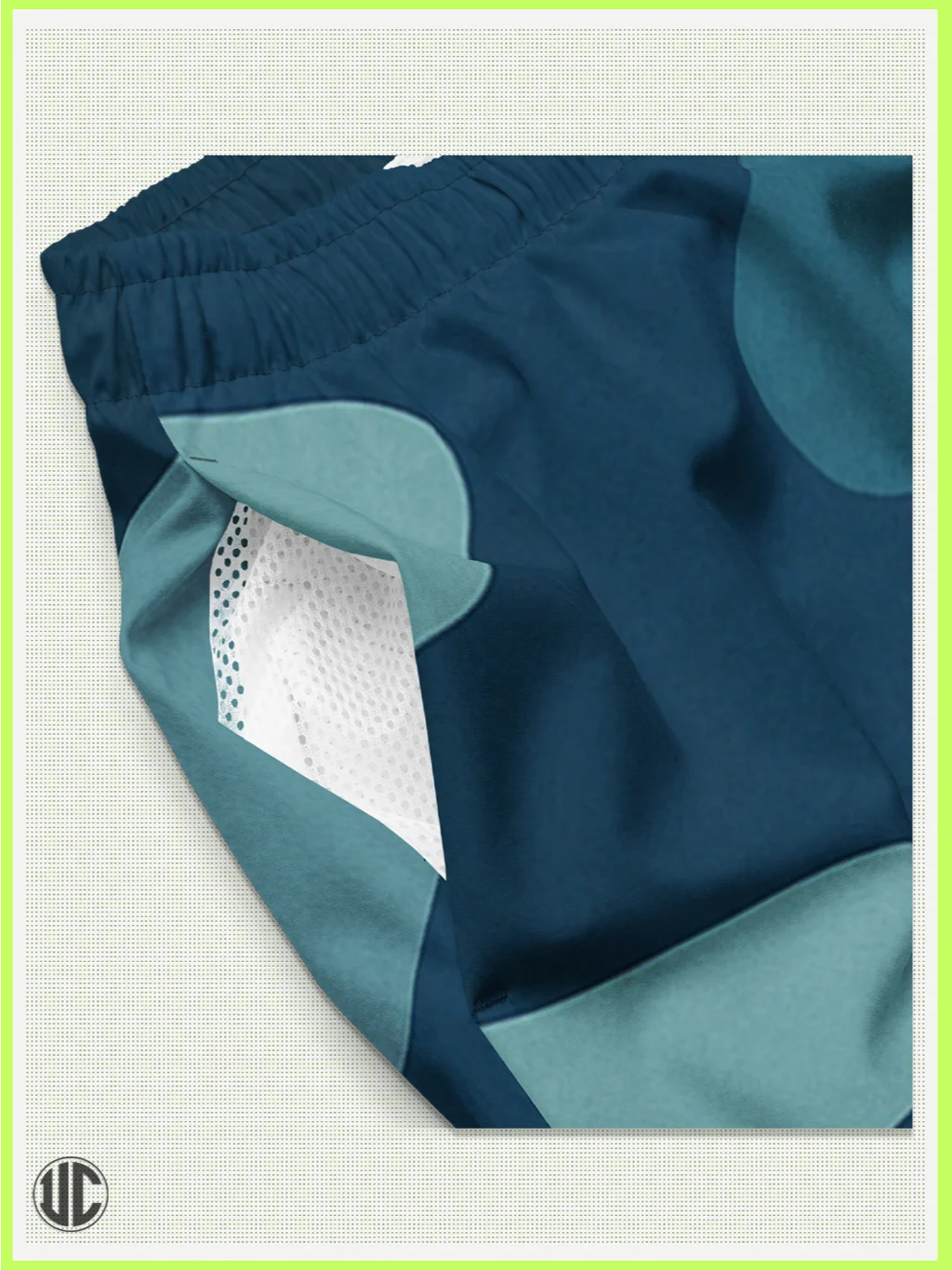 Zahra's Ocean Wave Camo - Men’s Swim Trunks product image (2)
