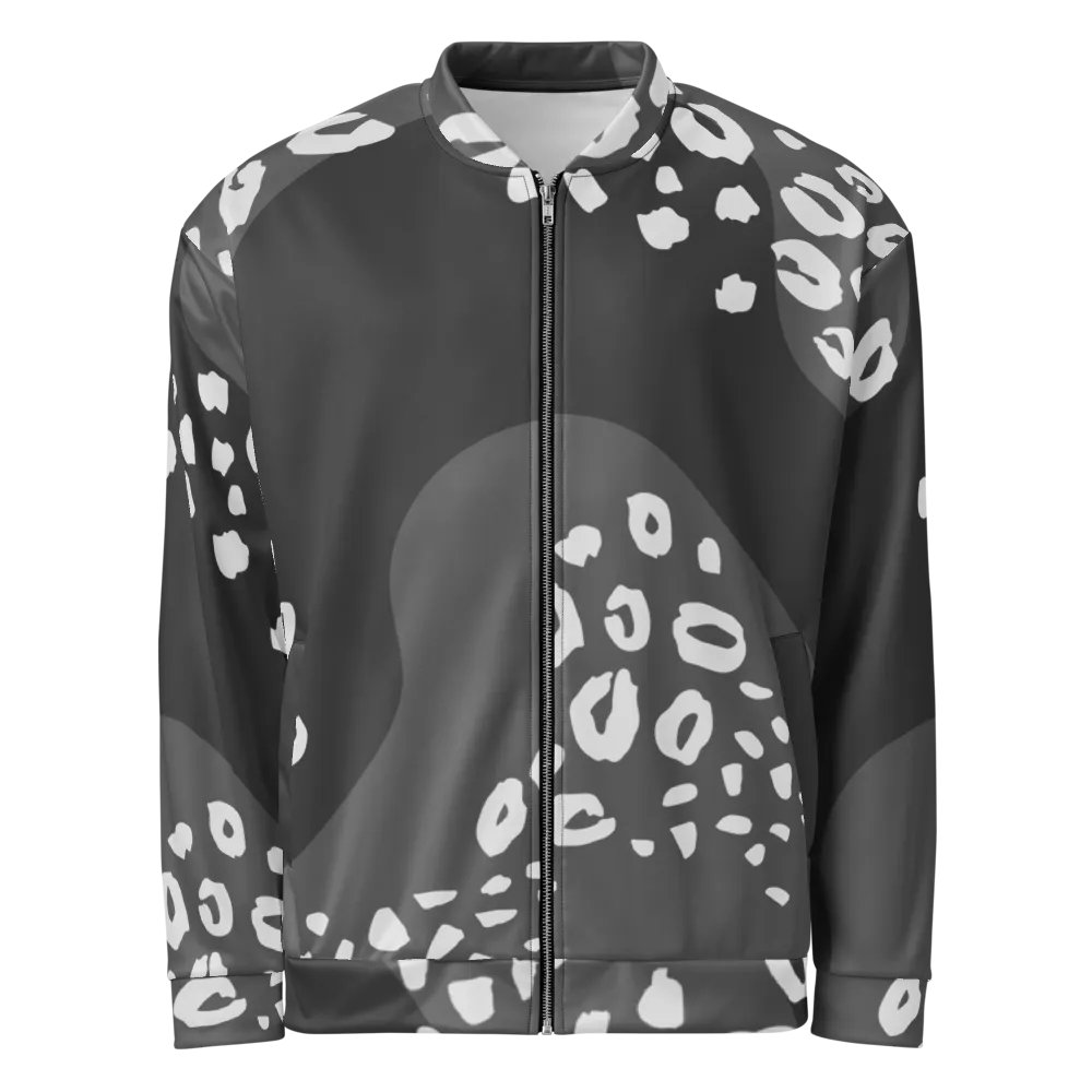Grey Wild Blend All-Over Bomber Jacket product image (2)
