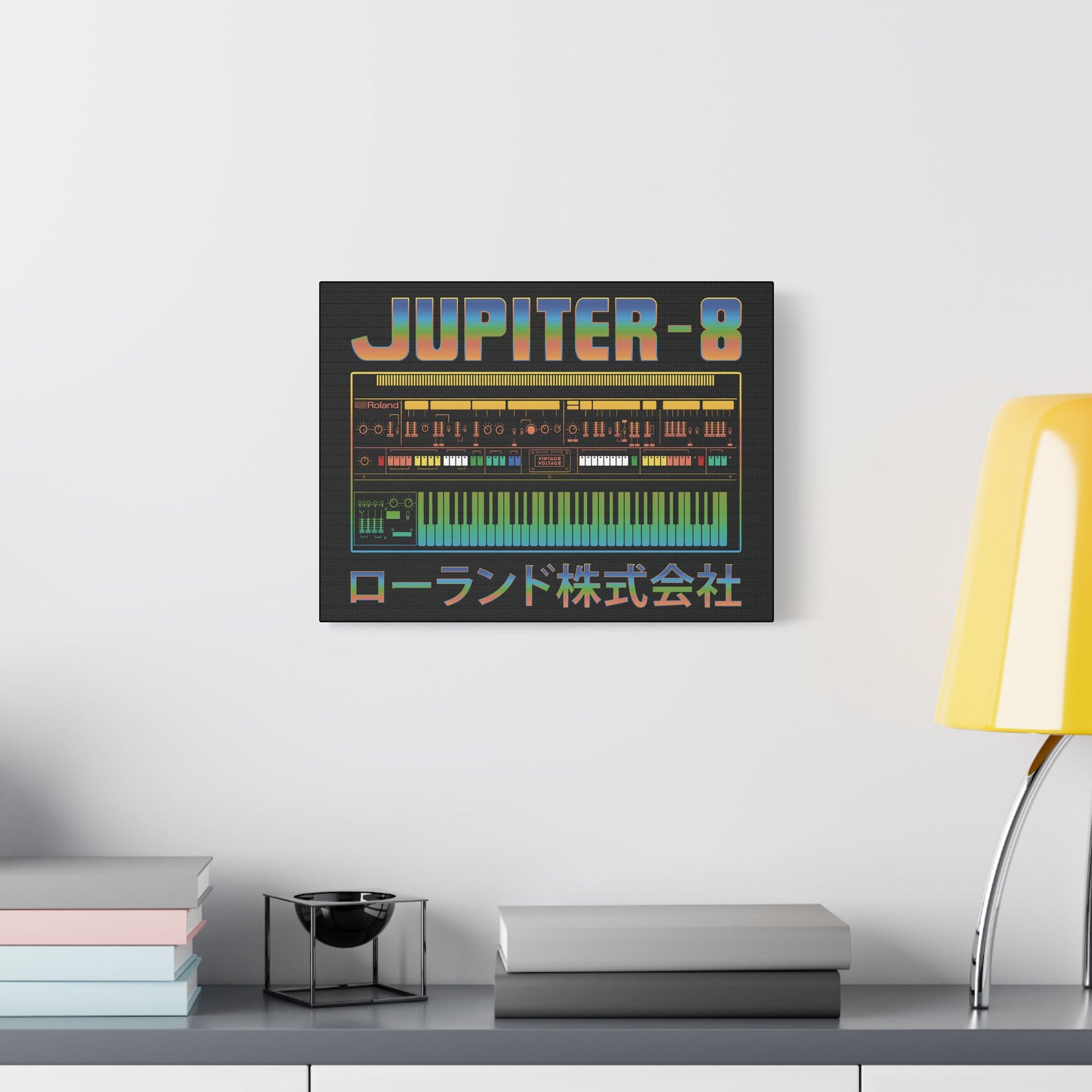 Jupiter 8 Canvas Wall Art - Roland JP-8 (Vintage Analog Synthesizer) product image (20)