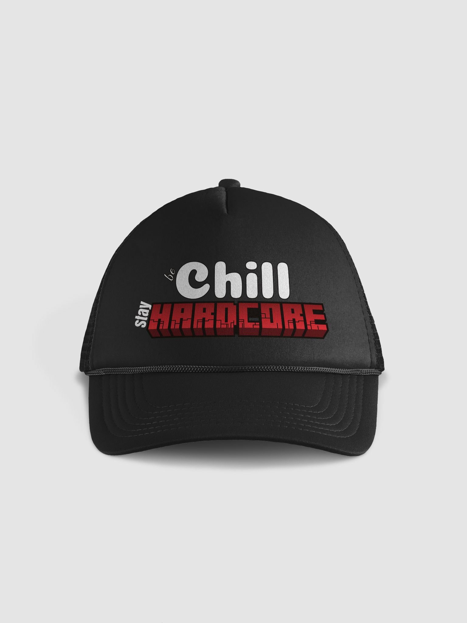 Be Chill, Stay Hardcore Sweater Cap product image (1)