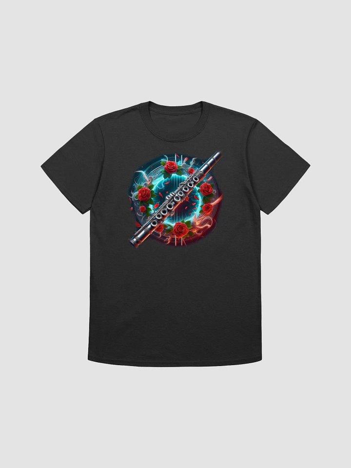 Floral Melody - Unisex Flute T-Shirt #9 product image (1)