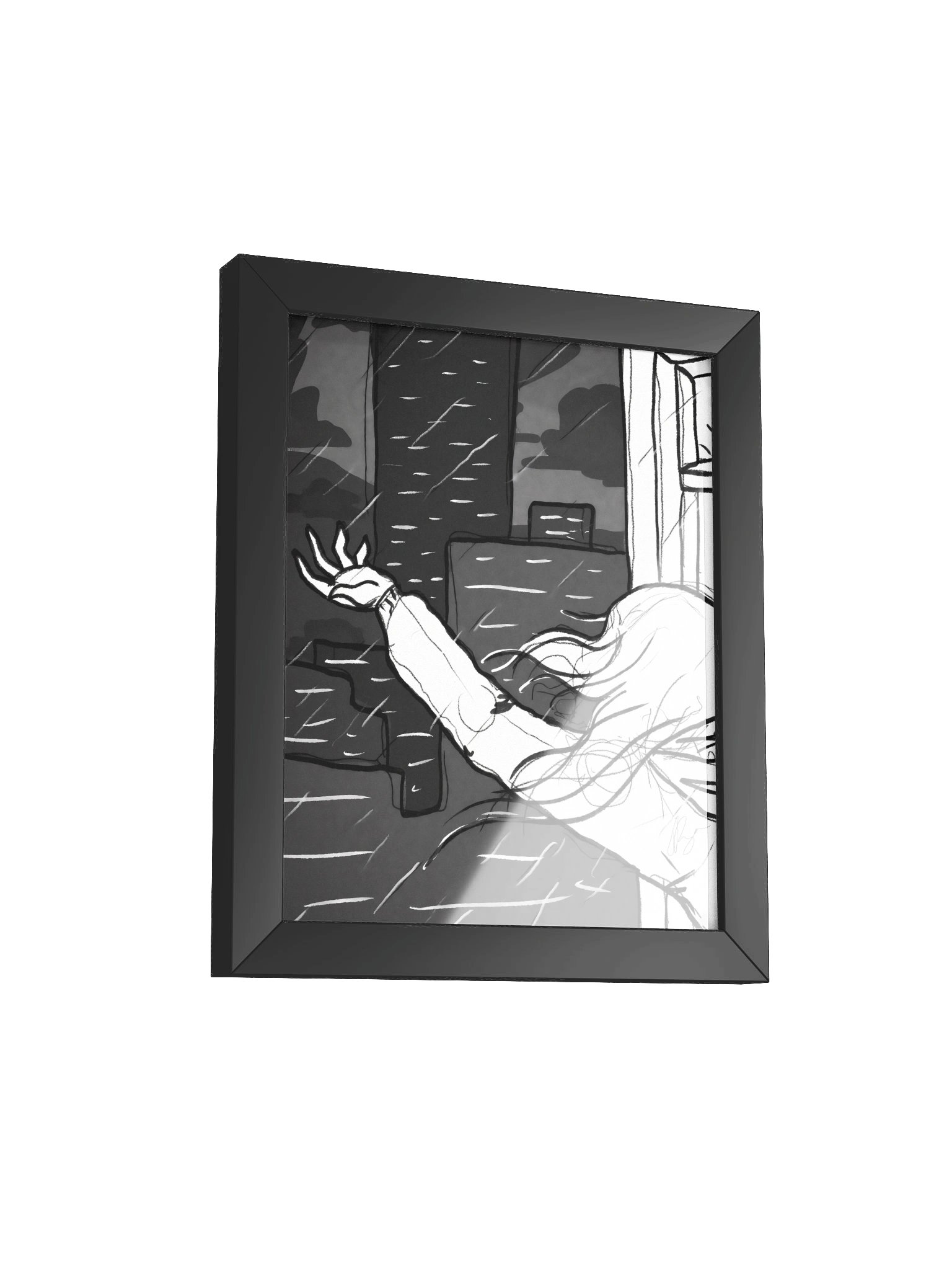 The Rain — Framed Print product image (103)