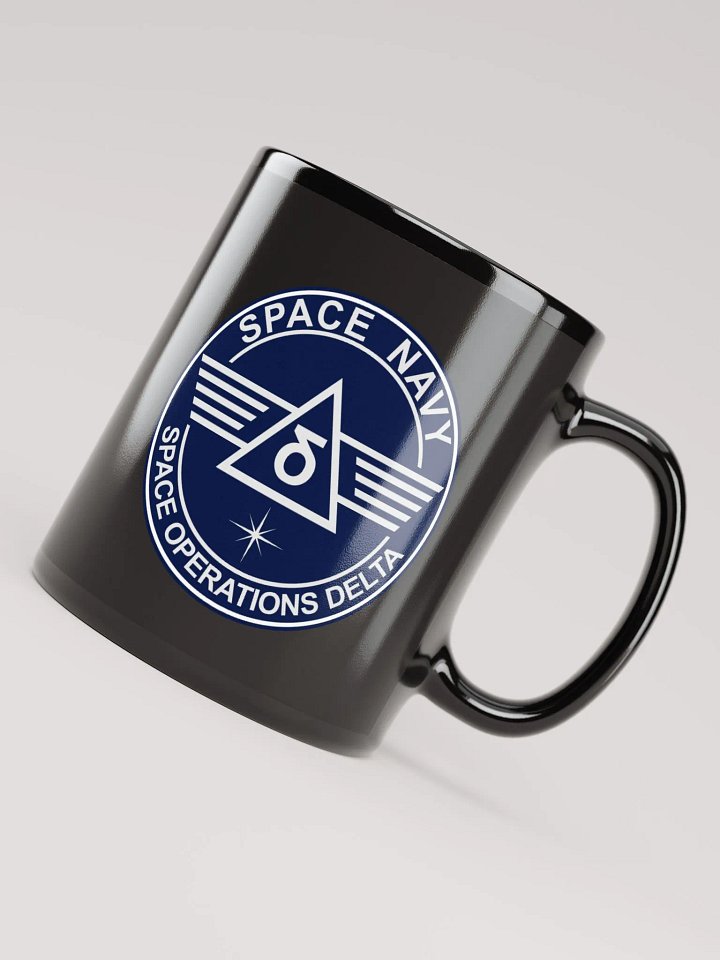 Space Navy Black Mug (11/15 oz) product image (1)