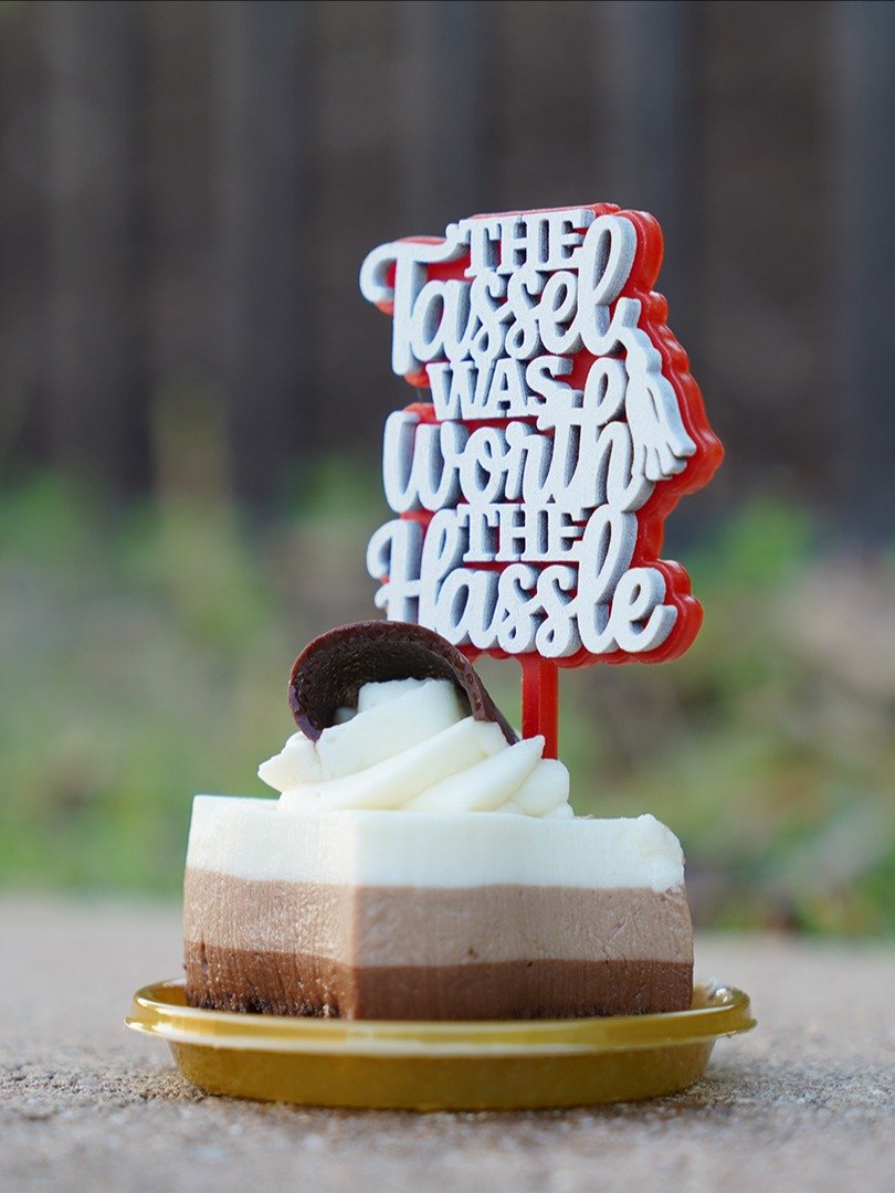 The Tassel Was Worth the Hassle - Graduation Topper - Laser Cut Design File product image (10)
