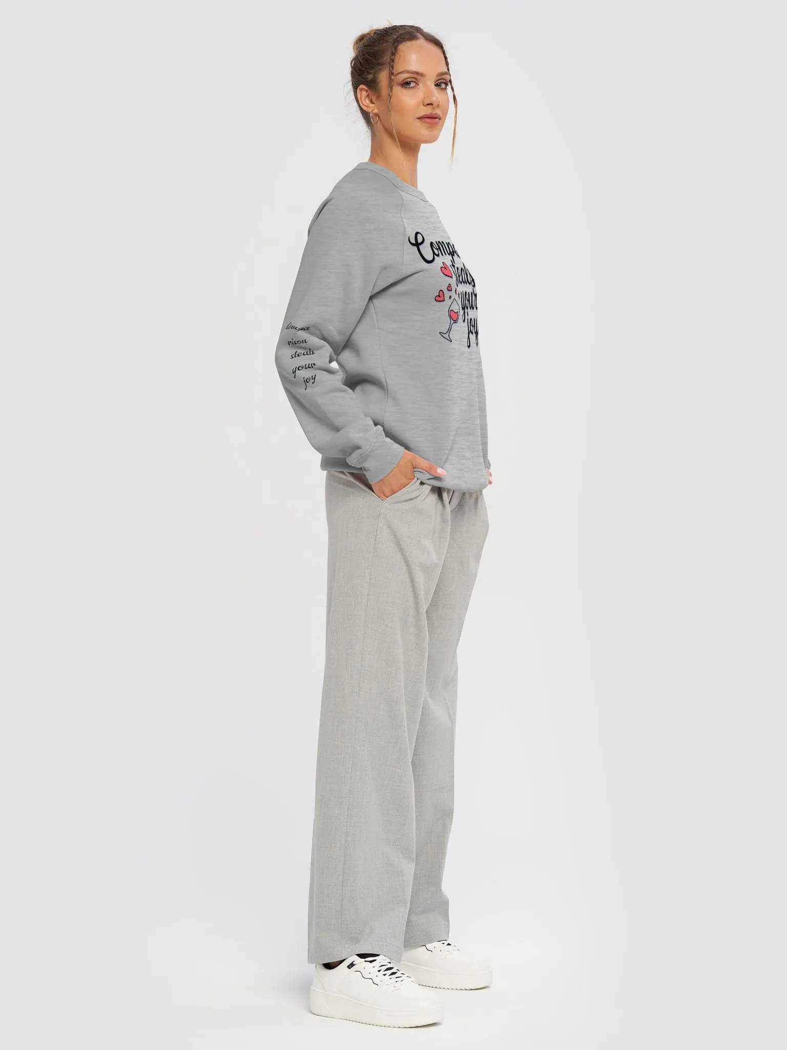 Joyful Comparison Raglan Sweatshirt product image (17)