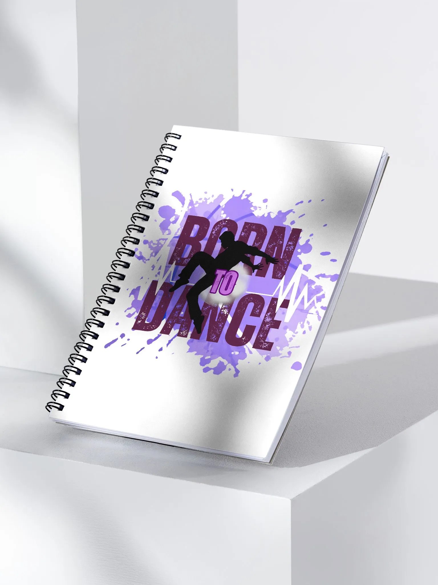 Born to Dance His Silhouette Spiral Notebook product image (2)