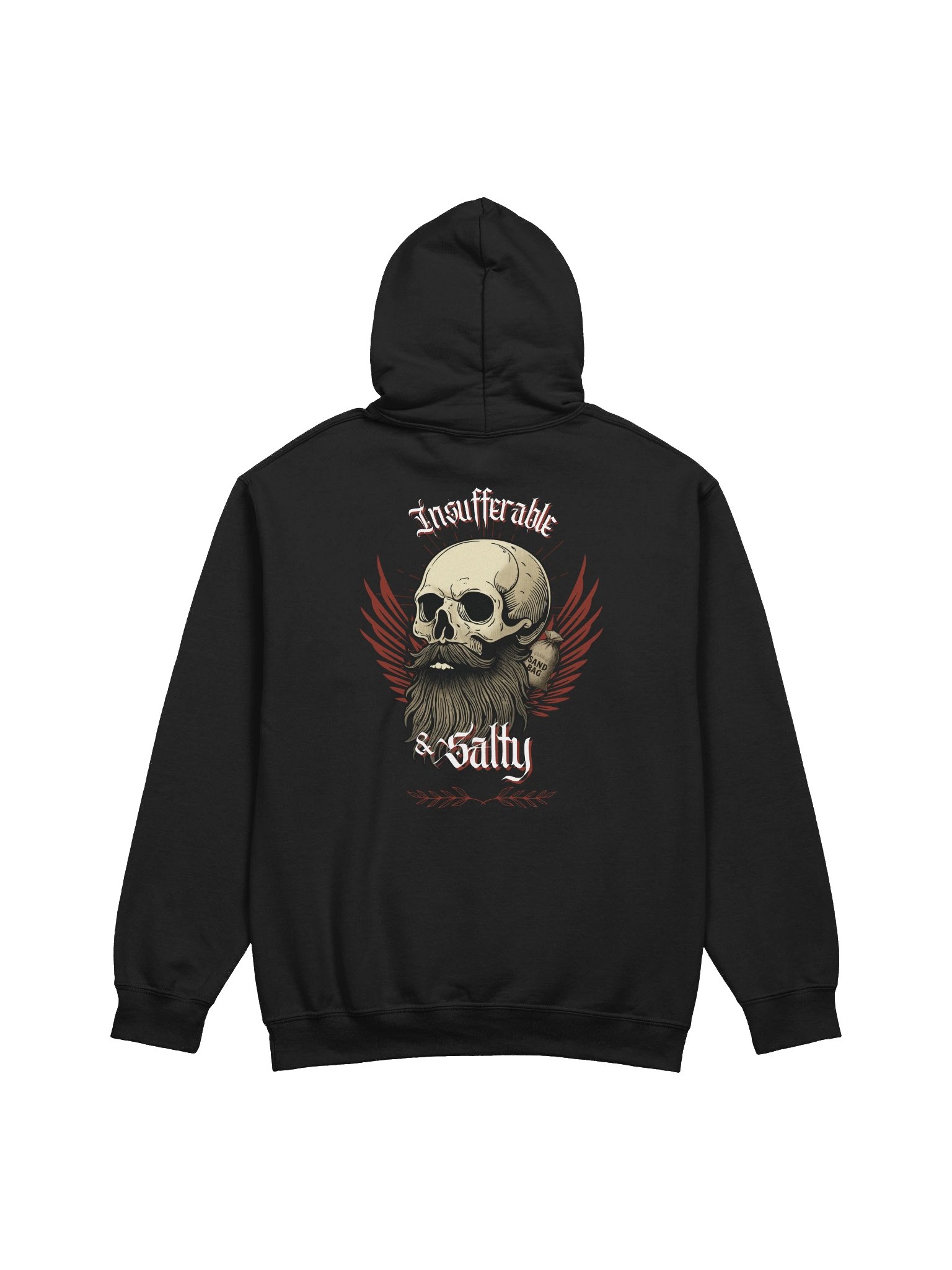 Insufferable & Salty - Hoodie - Black product image (2)