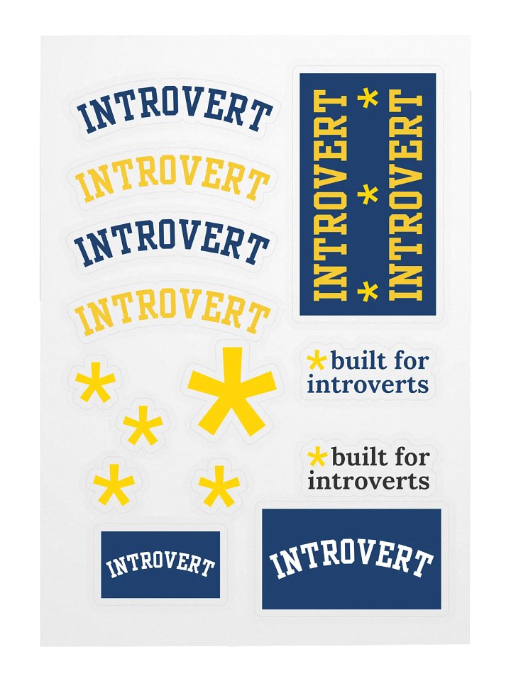 Introvert Sticker Set product image (1)