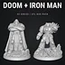 DOCTOR DOOM + IRON MAN | 42 SERIES STL DUO PACK