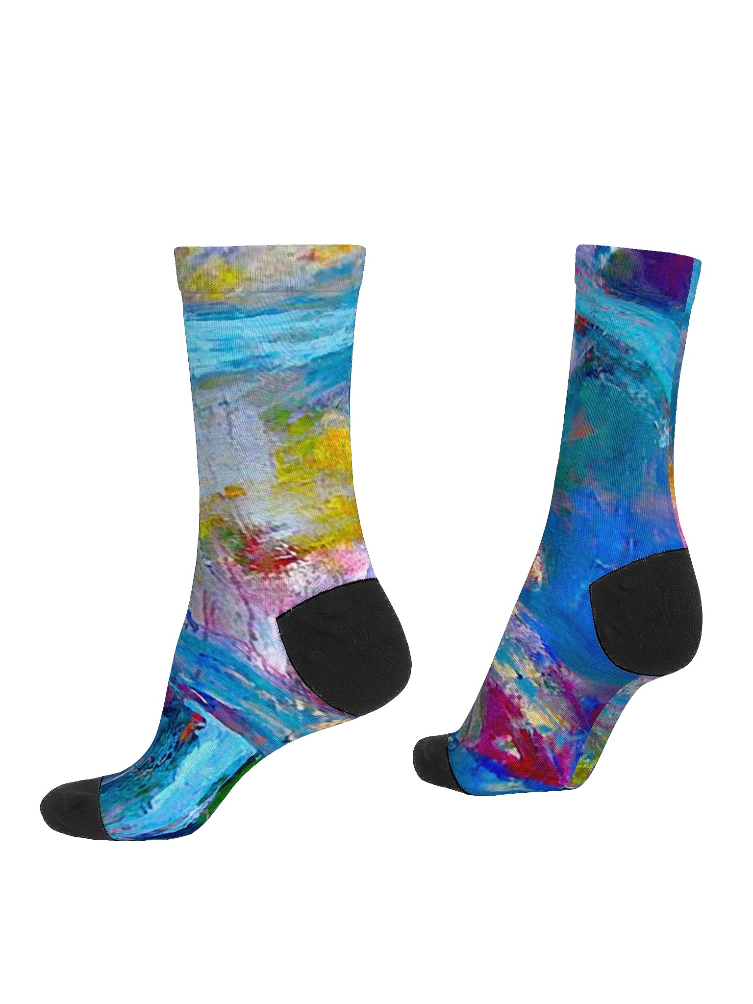 Abstract 1997 EcoArt Crew Socks product image (4)