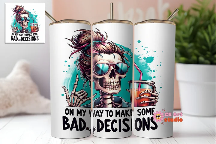 On My Way To Make Some Tumbler Wrap PNG product image (1)