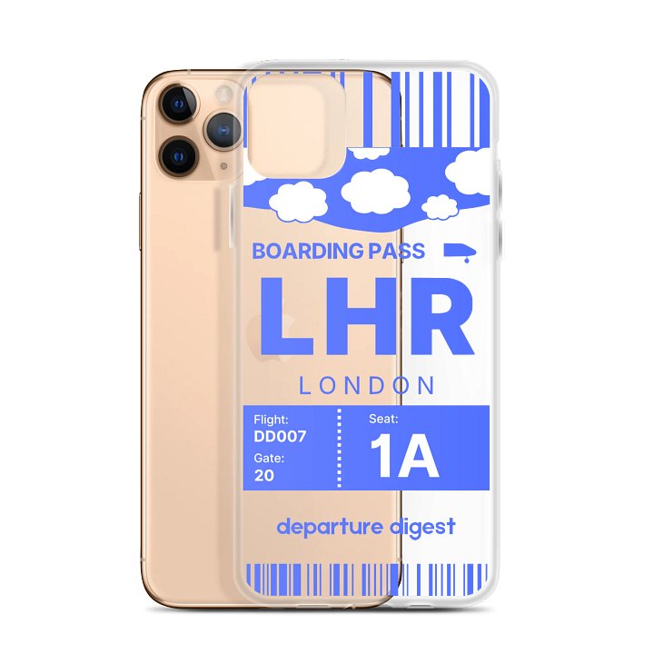 LHR: London Heathrow Boarding Pass Case (iPhone) product image (2)