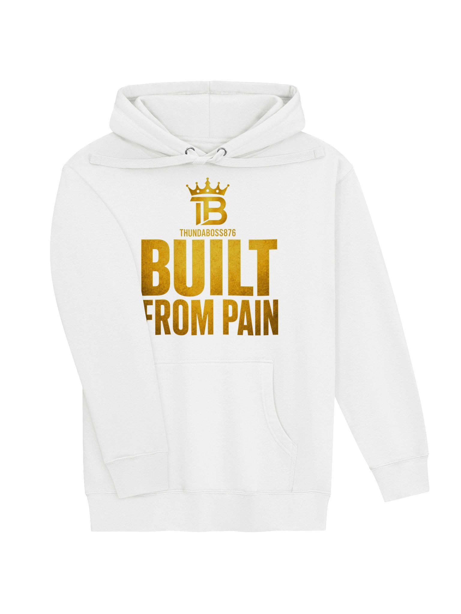 Built Different Hoodie 2.0 – White Edition product image (3)