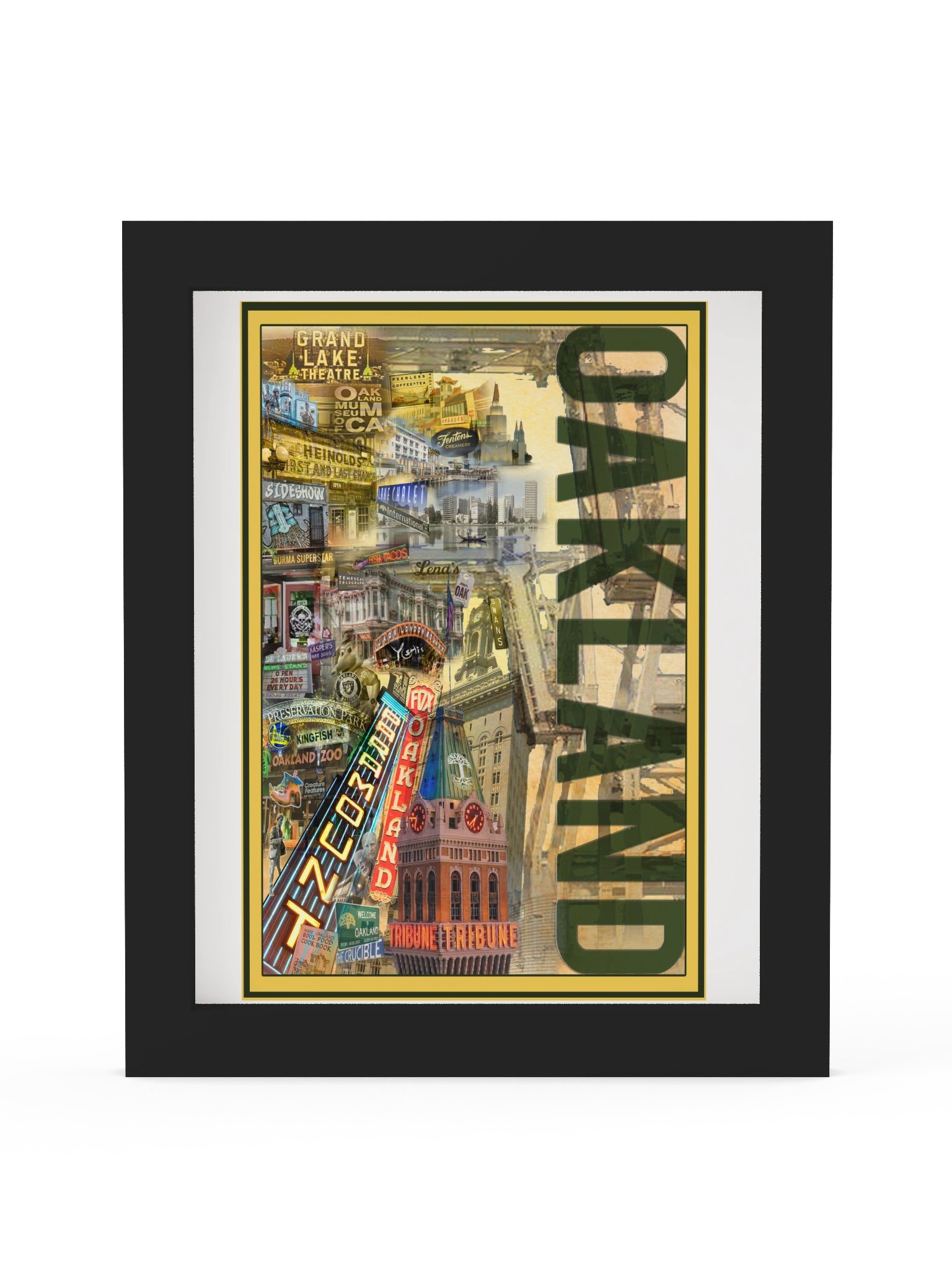 Oakland Celebration Poster - FRAMED product image (1)