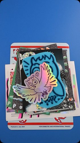 Dear stickiez, next up we have a 
lovely submission by @poeoelaul from Finland 🇫🇮 

Opening stickerpacks for our open call of...