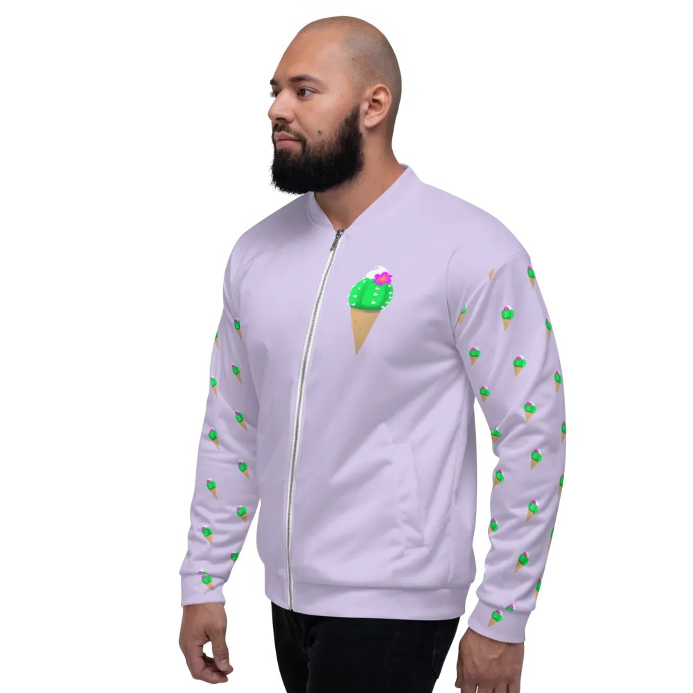 Cactus Cone Bomber Jacket - Lavender product image (6)