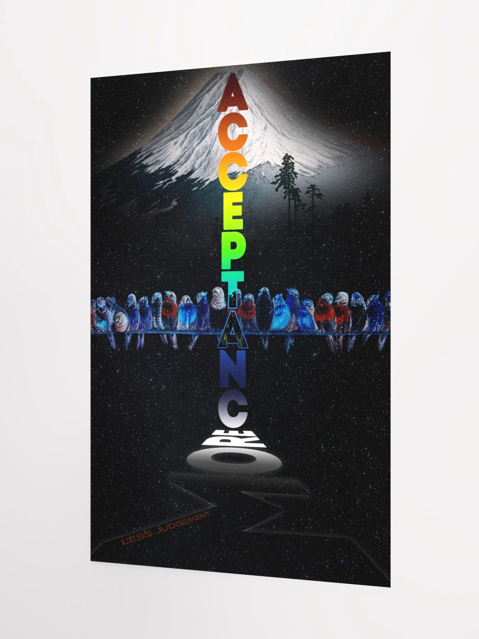 More Acceptance, Less Judgement (Black) product image (3)