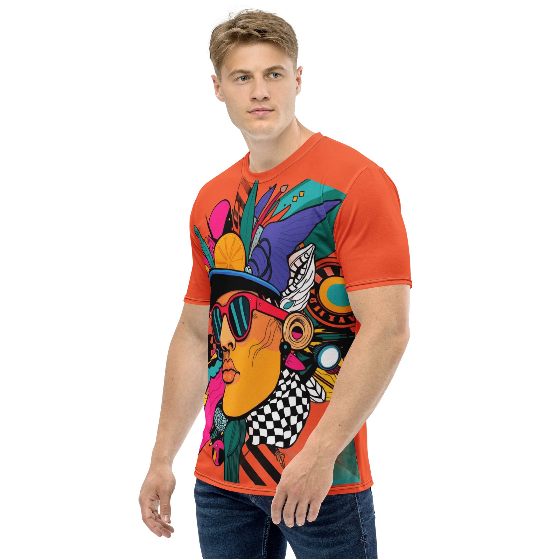 Vibrant Visionary All-Over Print T-Shirt product image (3)