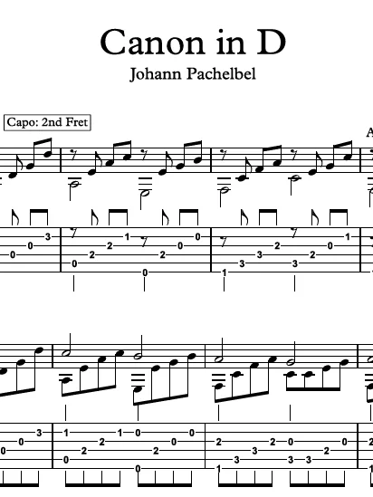 Canon in D by Johann Pachelbel product image (2)