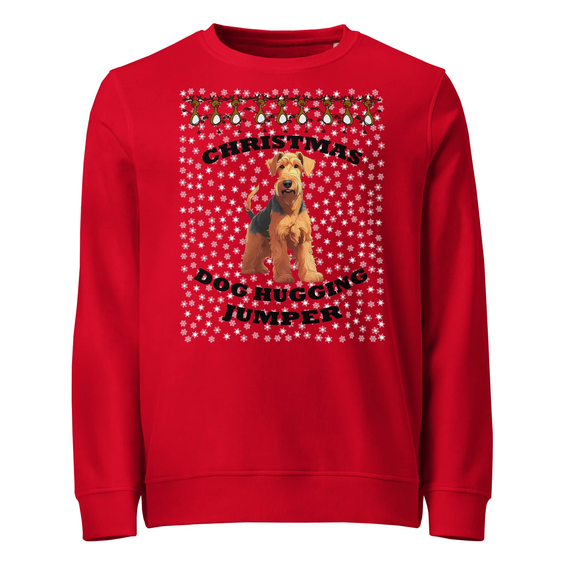 Christmas Dog Hugging, Airedale product image (21)