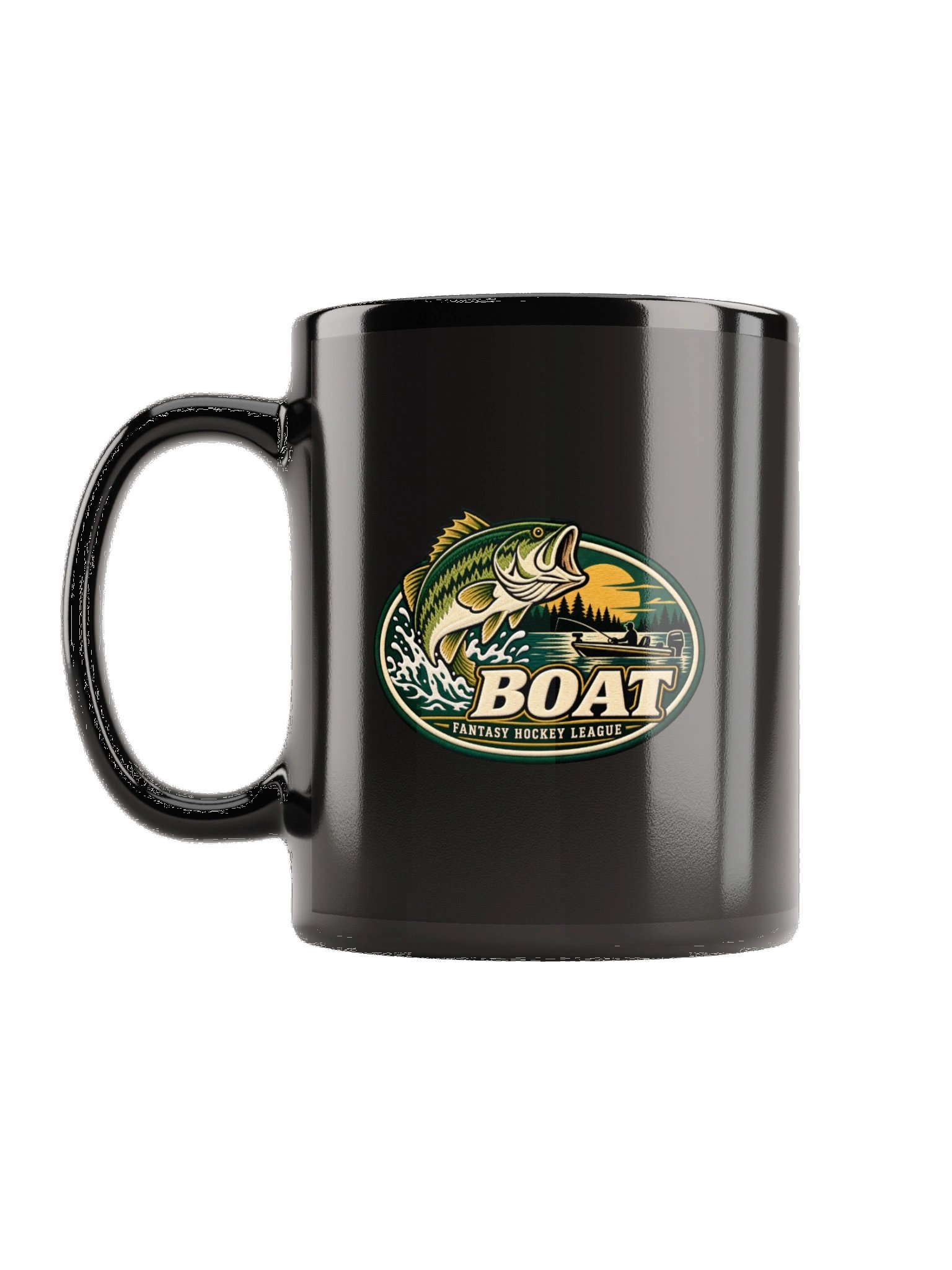 BOAT Fantasy Hockey League Black Mug product image (2)