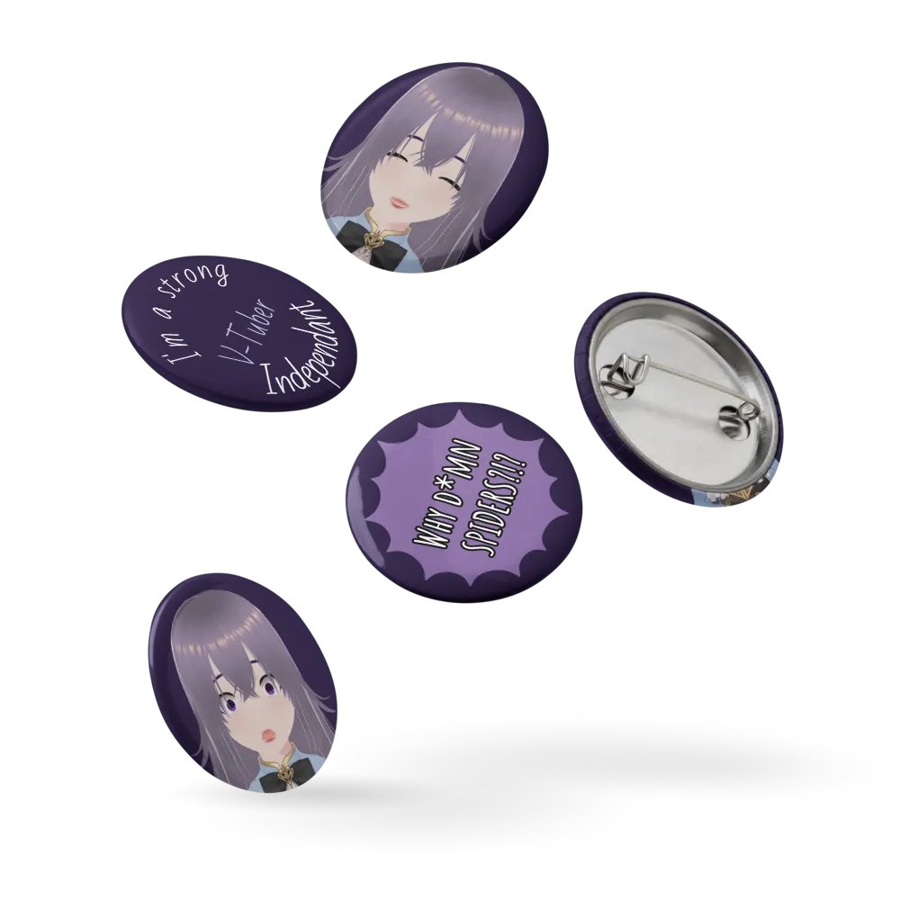 Virtual Vibe Pin Button Set product image (14)
