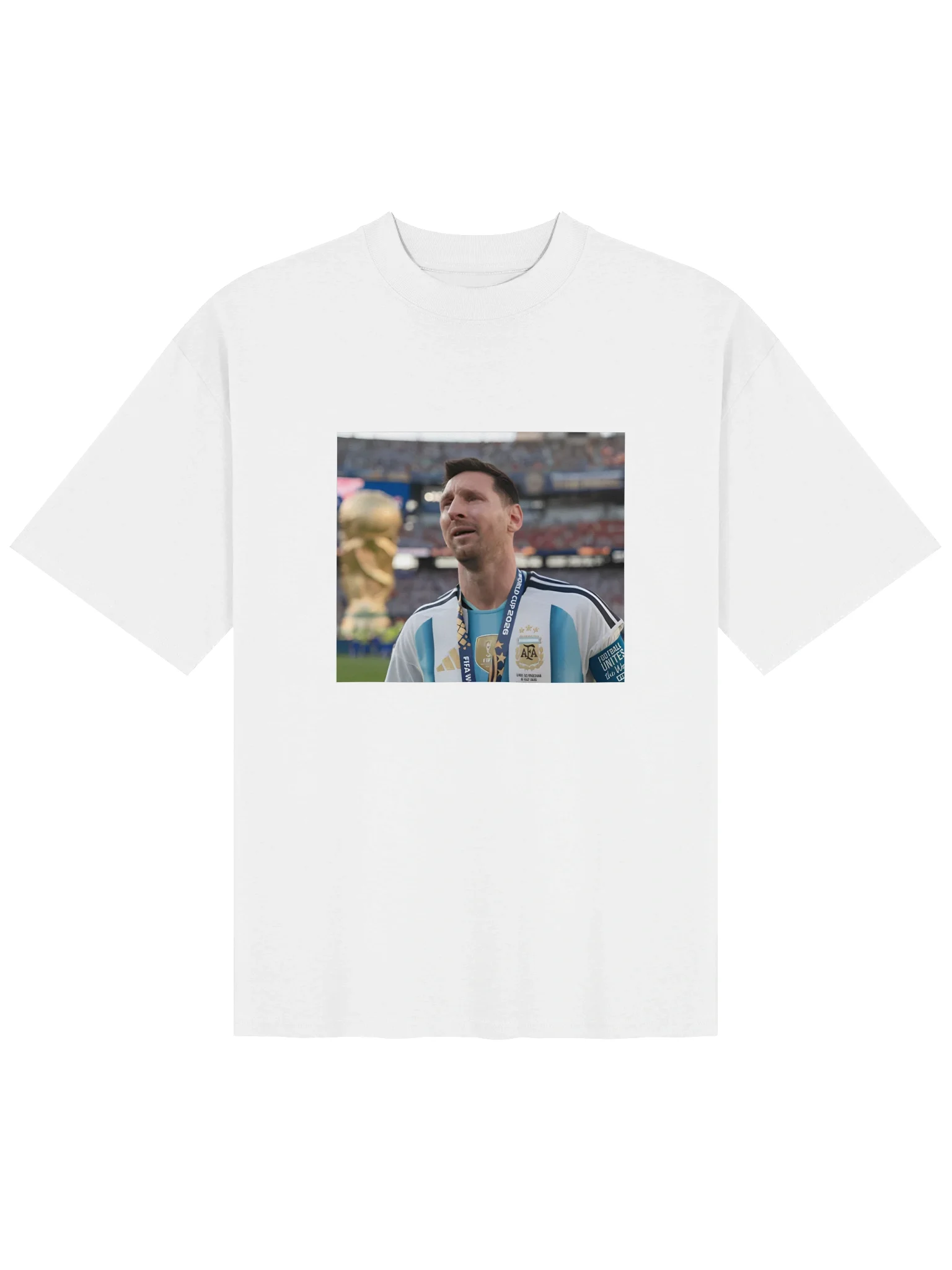 Lionel Messi Crying 2026 World Cup Final Graphic Shirt product image (4)