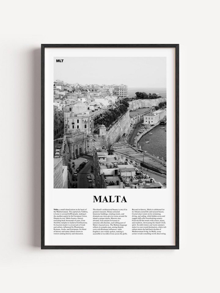 Malta 01 Newspaper Poster product image (1)