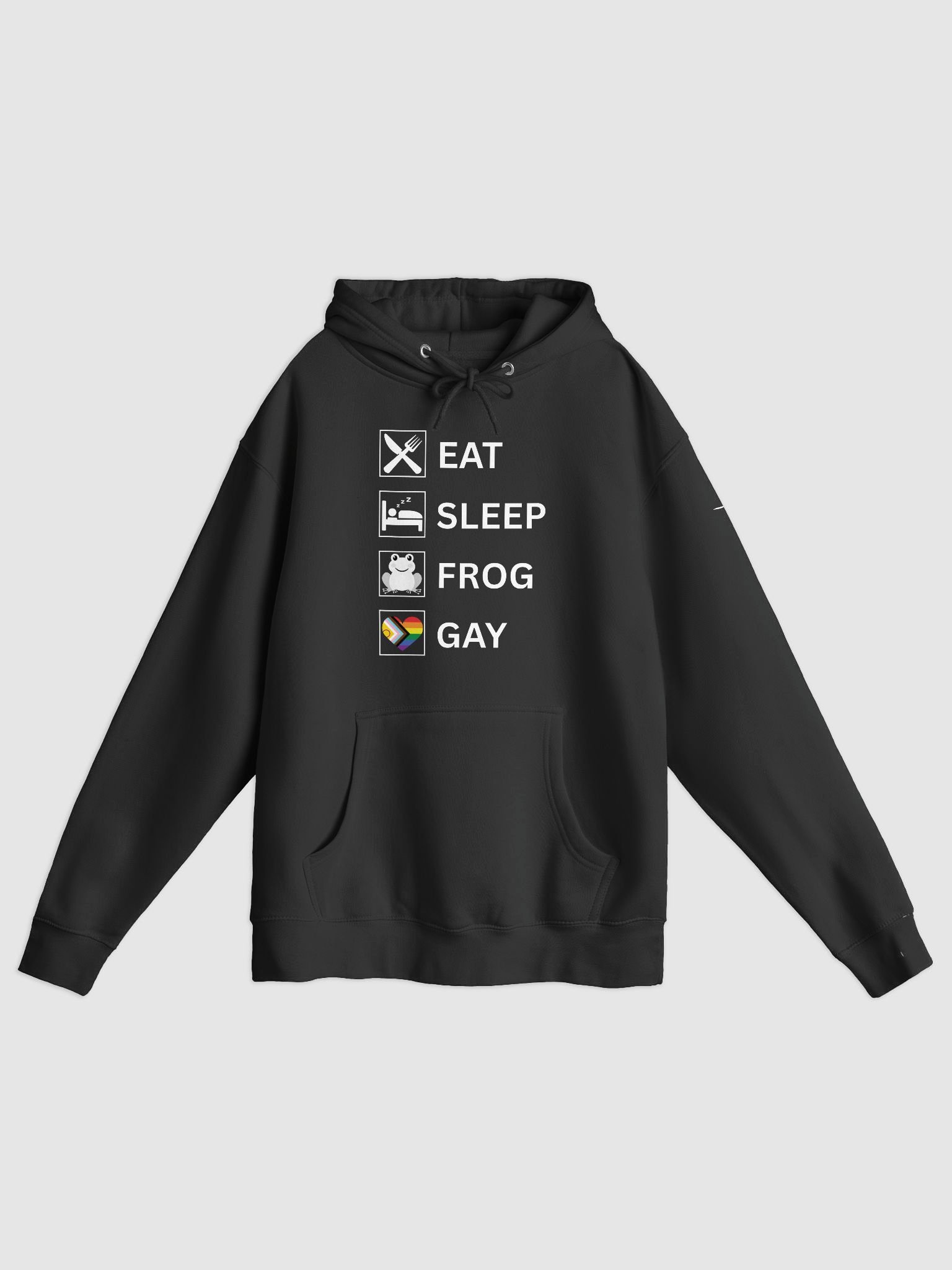 Eat, Sleep, Frog, Gay Hoodie product image (1)