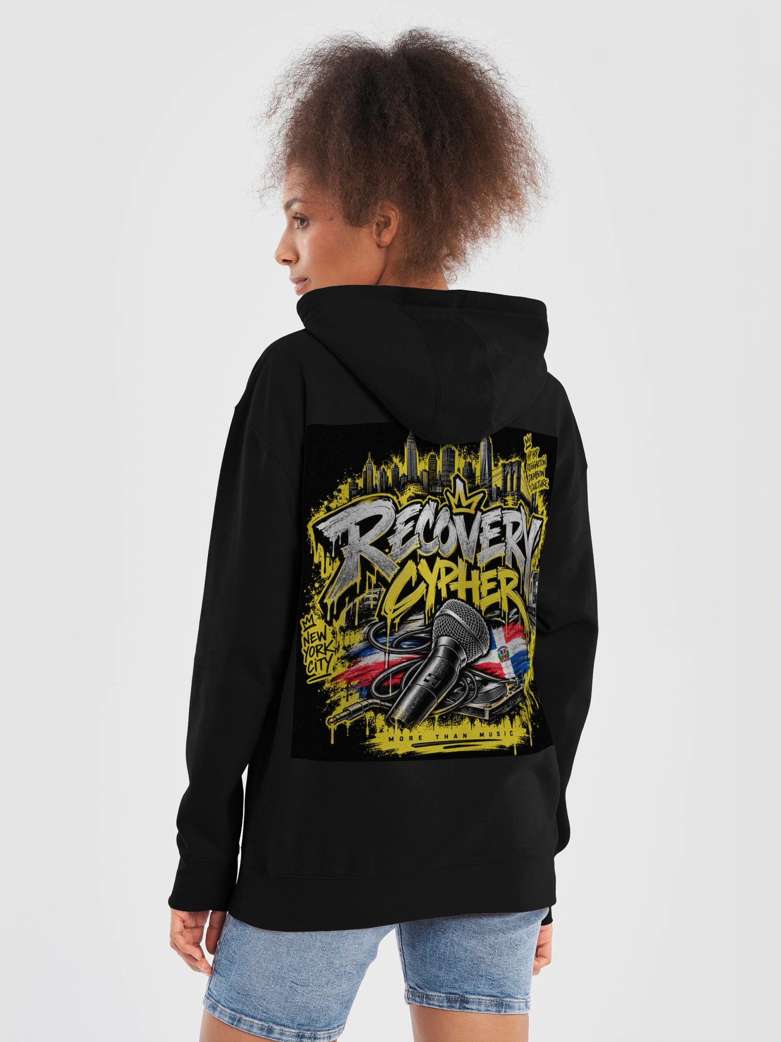 Recovery Cypher™ — Dominican Dembow Edition Navy Hoodie product image (18)