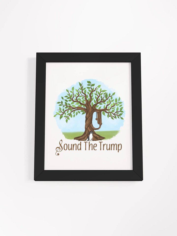 Framed Matte Poster | Sound the Trump product image (1)