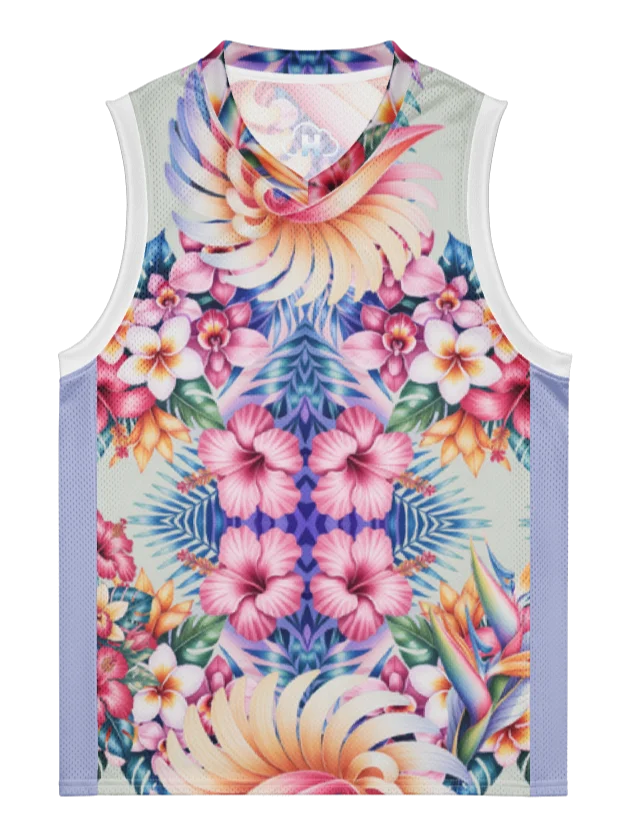 Hawaiian flora 2058-Basketball Jersey product image (2)