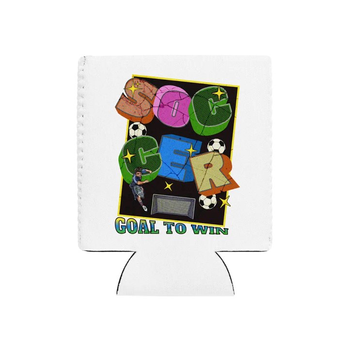 Goal To Win Soccer Dynamic Vibes Can Cooler product image (1)