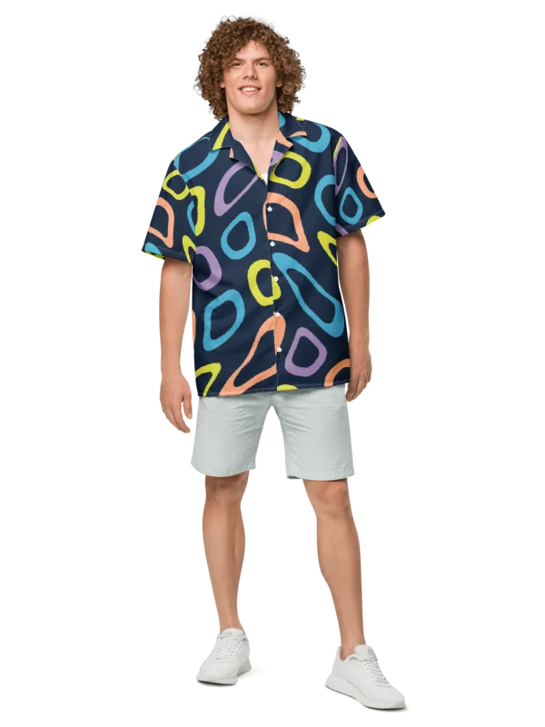 His House Aloha Shirt - Neon Rave product image (1)