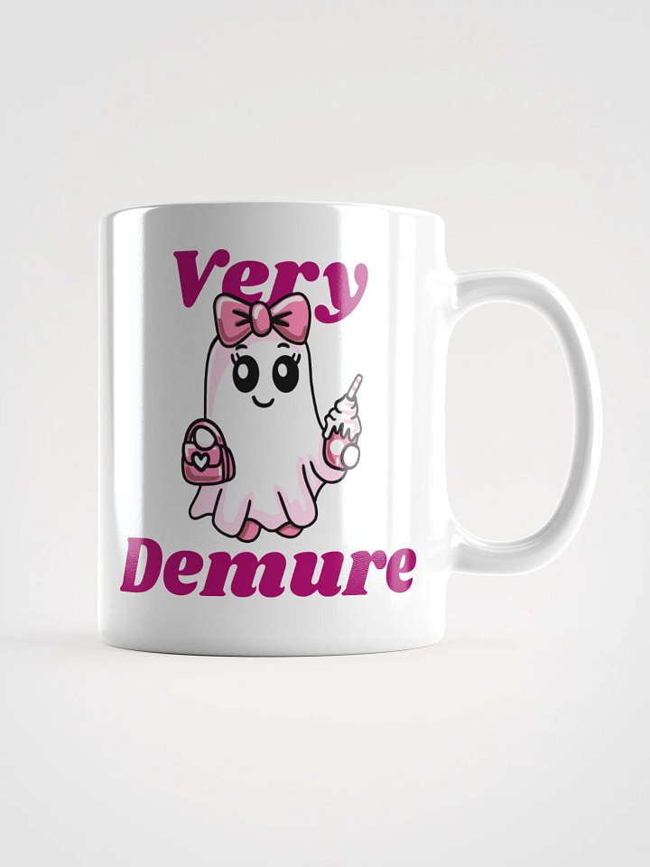 Very Demure Cute Ghost Right Hand Heat-resistant Ceramic Mug product image (2)